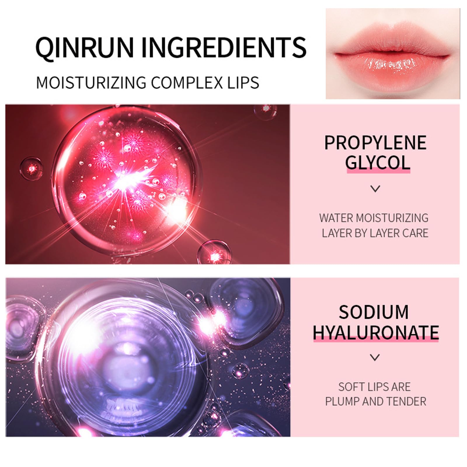 Felico 30PCS Lip Mask Patches, Collagen Crystal Pink Care Gel Pads for Moisturizing,Reducing Chapped,Smoothing,Fine Lines,Remove Dead Skin Moisture Essence Make Your Dry Lips Attractive Sexy Peach