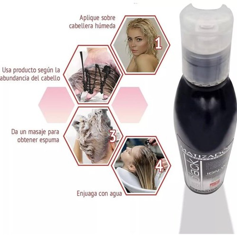 Le Black Purple Shampoo for Color-Treated Hair – Anti-Brass Toning Shampoo 16.91 fl oz – Enhances & Maintains Blonde, Silver & Gray Hair – Gentle Color-Safe Formula