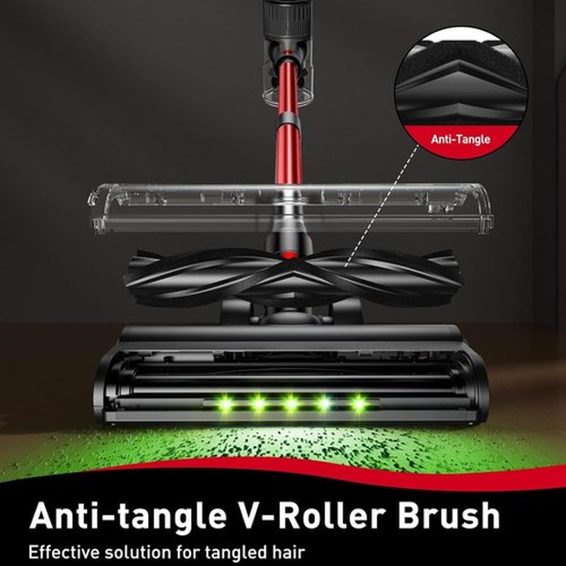 Skiennix Cordless Vacuum Cleaner - 45KPA Powerful Suction | 45-Minute Runtime, 8-in-1 Design for Home & Pet Hair