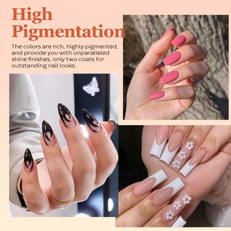 Dip Powder Nail Starter Kit 20 Colors(Kaleidoscope), Modelones Dip Nail Kit with Dip Base Top Coat Activator Liquids Dip Tools, Dipping Powder Kit System for Beginner DIY No Lamp Needed