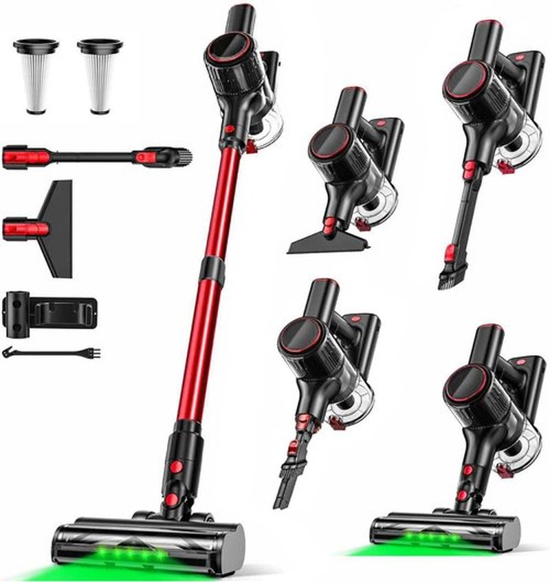 Skiennix Cordless Vacuum Cleaner - 45KPA Powerful Suction | 45-Minute Runtime, 8-in-1 Design for Home & Pet Hair