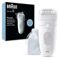Braun Silk-épil 5 Epilator - Women's Hair Removal Device with Skin Contact Cap | Wet & Dry, Grey