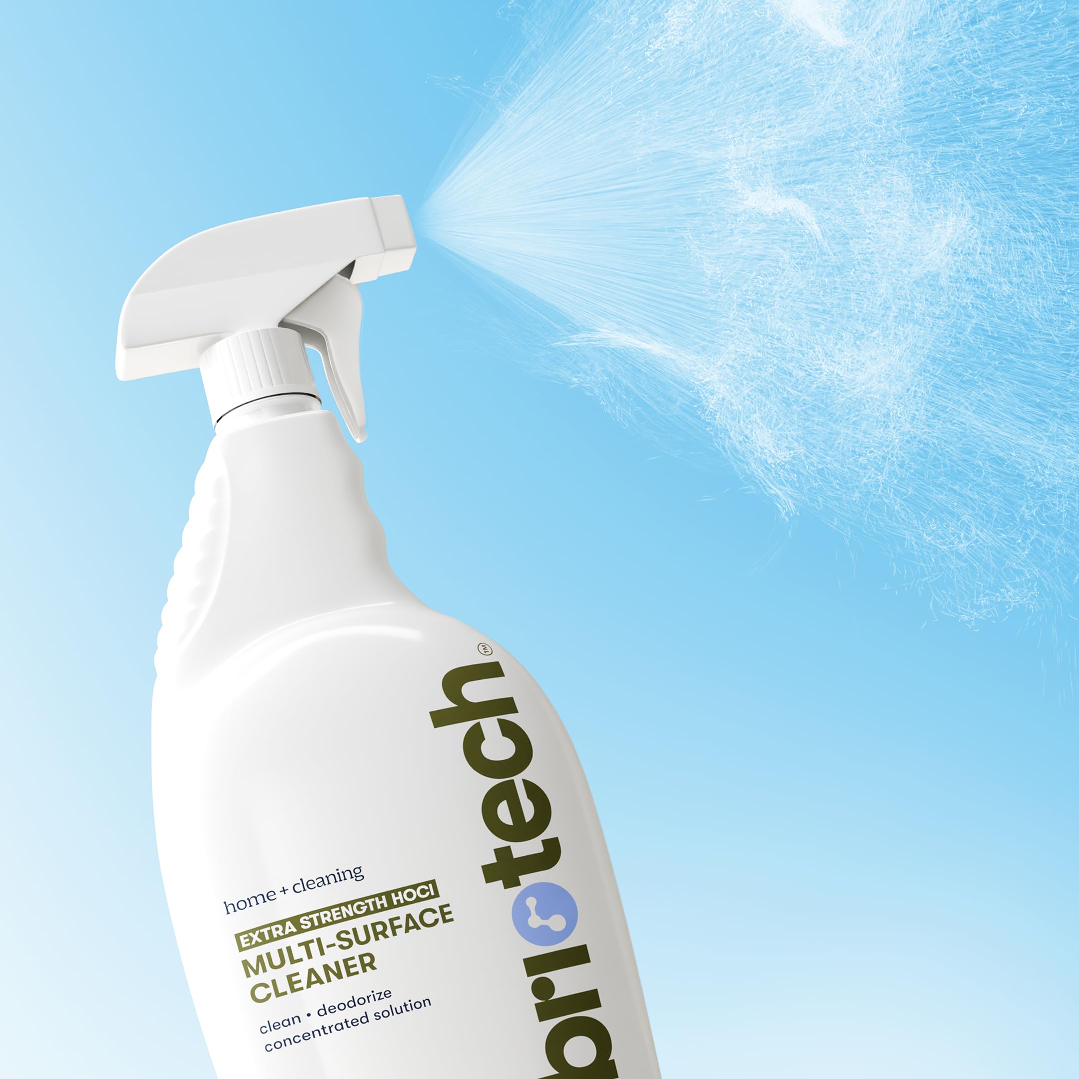 BRIOTECH Extra Strength HOCl Cleaner, 500 PPM Hypochlorous Acid Concentrate, ULV Foggers & Humidifiers, Professional Deodorizer for Dental, Offices, Schools, Homes, Peroxide Free, 1 Gallon