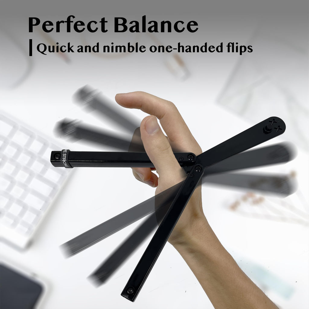 Larqety Foldable Plastic Tool, Sturdy and Lightweight, Excellent Balance, Practice Tool for Beginners （Black