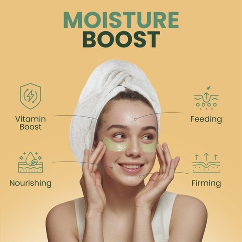MUDMASKY Vitamin-Infused Eye Serum 1.0 FL. OZ. - MADE IN FRANCE - with Vitamin C & K, Reduces Dark Circles, Firms, Moisturizes, Hydrates, Restores Youthful Skin, Eye Care for All Skin Types