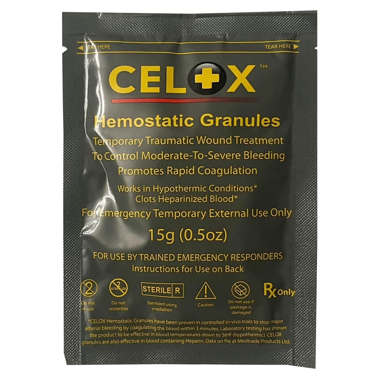 REKORI Celox Hemostatic Granules 15g Packet