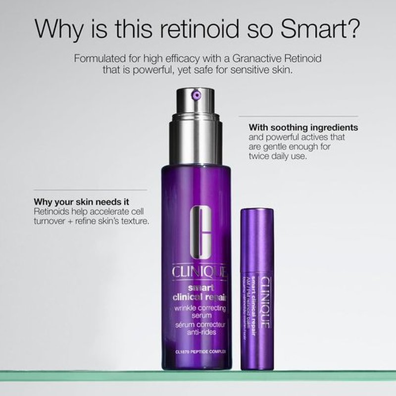 Clinique Smart Clinical Repair Retinoid Balm - Hydrating Hyaluronic Acid Formula | Softens Fine Lines, 0.11 Ounce