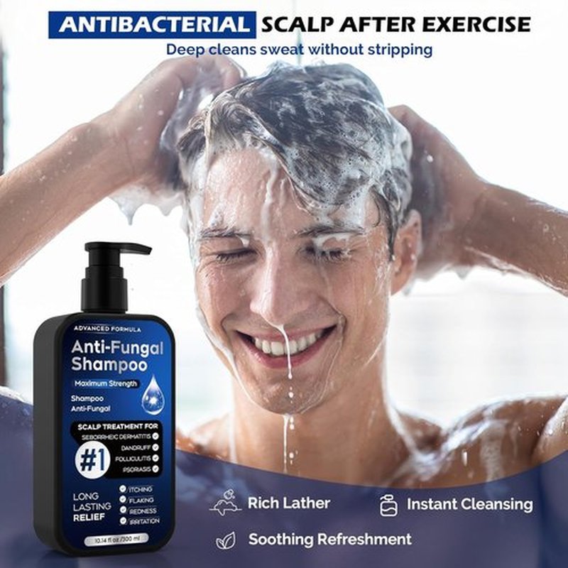 Regine Switzerland Antifungal Psoriasis Shampoo - Relieves Scalp Itching & Dryness | 10.1 Fl Oz