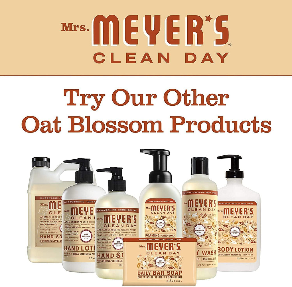 Mrs. MEYER'S Liquid Hand Soap Refill, Oat Blossom 33 Fl Oz. (Pack of 2)