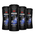 AXE Crushed Mint & Rosemary Body Wash Phoenix 4 Count 12h Refreshing Scent Men's Body Wash with 100% Plant-Based Moisturizers 16 oz