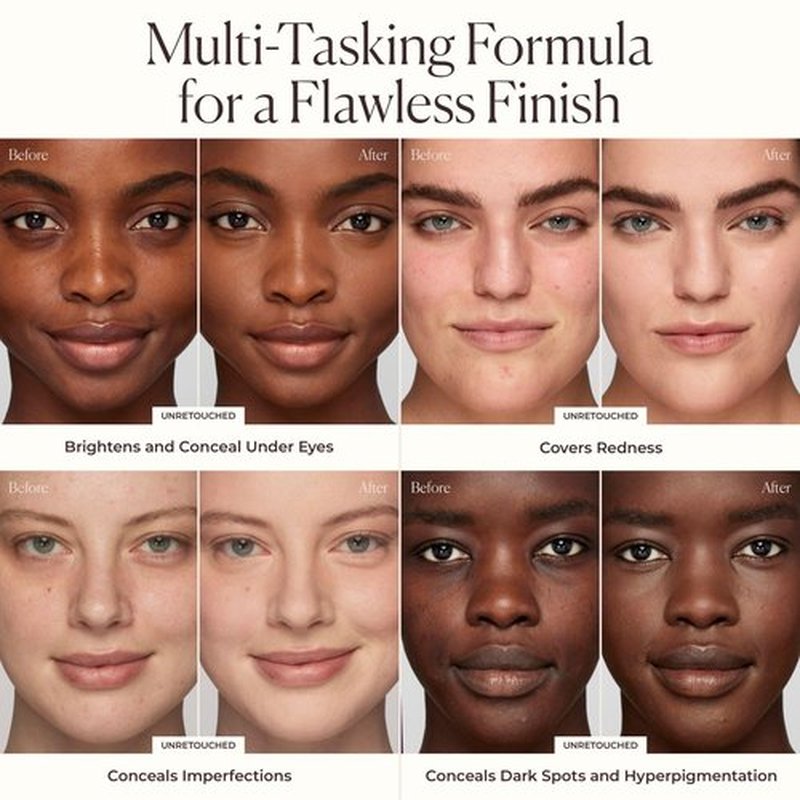 Laura Mercier Real Flawless Weightless Perfecting Serum Concealer, Long-Lasting, Waterproof, & Crease-Proof Wear, Buildable Coverage, Oil-Free, 3N1 - Medium with neutral undertones