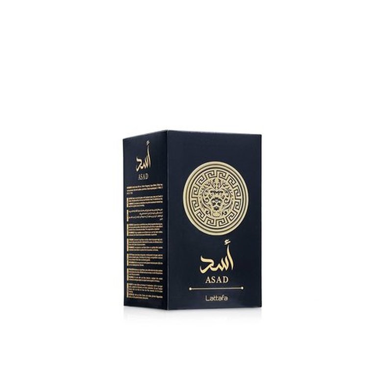 Lattafa Perfumes Asad Eau de Parfum Spray - Unisex Fragrance, 3.4 Ounce | Long-Lasting Scent