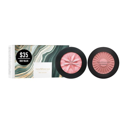 bareMinerals Gen Nude Blonzer - Talc-Free Blush & Bronzer Hybrid Compact | Buildable Luminous Finish, Rosy-Bronze Shade