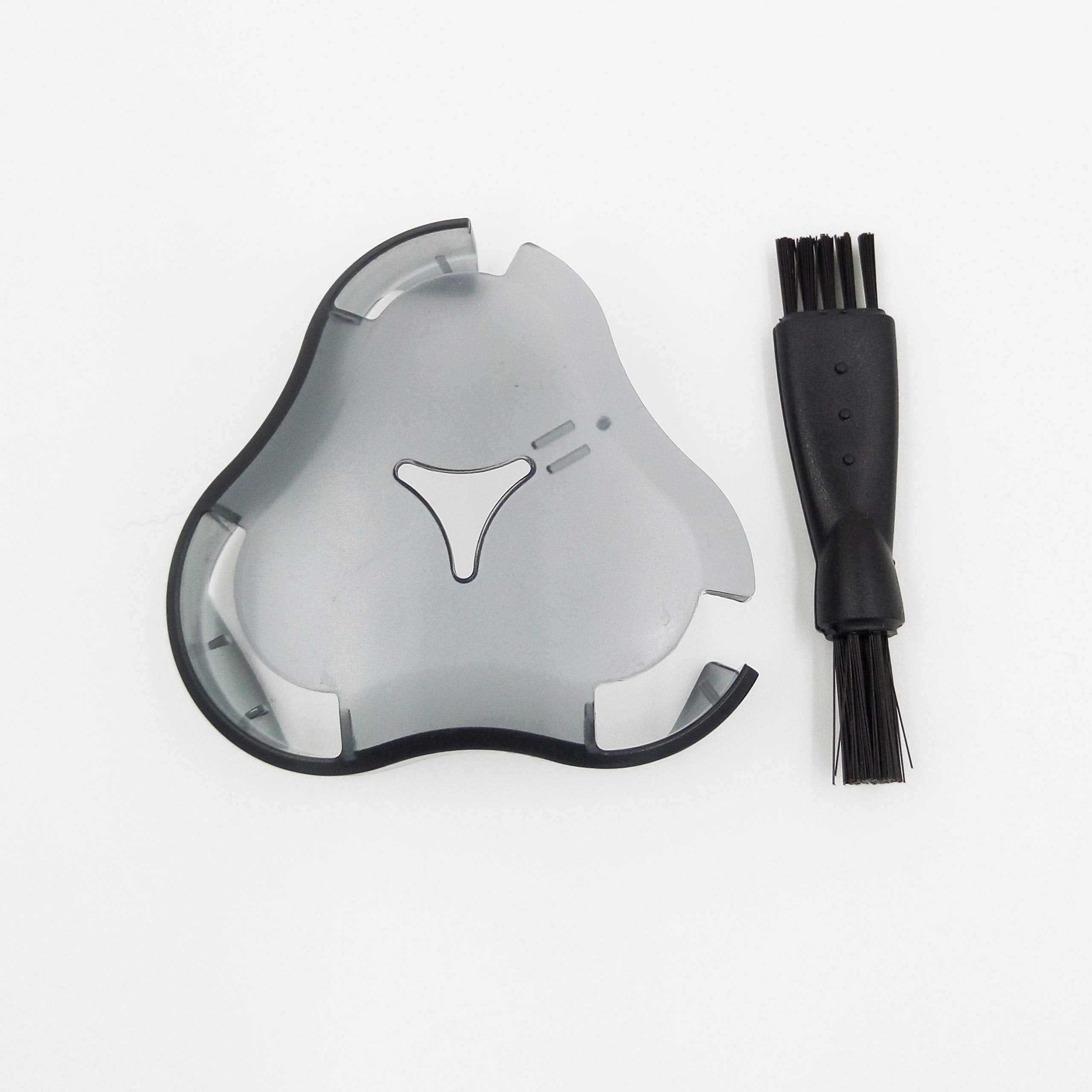 Cover for Norelco 1100 Series Plastic Protective Cap + Cleaning Brush, Cover for Norelco 1200 Series fit 1250X RQ1250 RQ1260 RQ1150 RQ1160 sh70 sh90 S9911 S9731 S9711 S9511 S9522 S9111 S9031