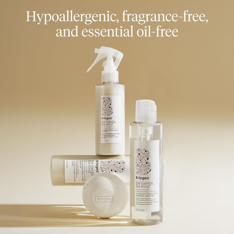 Briogeo Be Gentle, Be Kind Aloe + Oat Milk Shampoo - Fragrance-Free, Sulfate-Free & Vegan | 8 fl oz