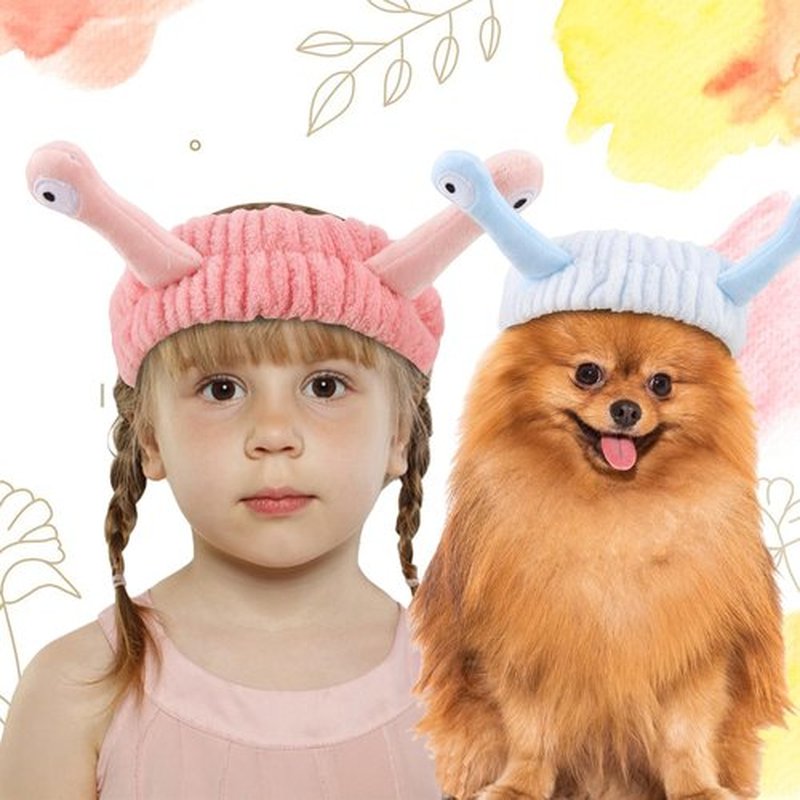 Canitor Snail Spa Headband Makeup Skincare Headband for Washing Face Small Cute Fun Funny Gifts Weird Stuff for Young Adult Women Teen Girl Self Skin Care Stocking Stuffers for Christmas