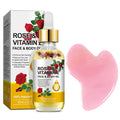 Vitamin E Oil, Vitamin E Oil for Face, Rose & Vitamin E Oil, Face Vitamin E Oil with Gua Sha Tools Set ﻿
