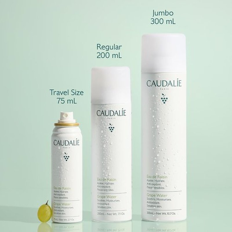 Caudalie Grape Water Face Mist - Soothing Organic Spray for Instant Hydration | Safe for Sensitive Skin