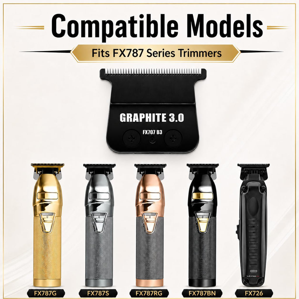Replacement Blades Compatible with BaBylissPRO FX787 & FX726 Trimmer