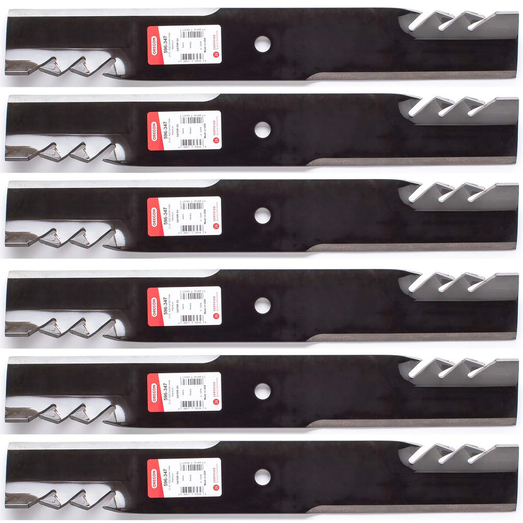 Oregon 6PK 596-347 G5 Gator Blades for 61" Scag 481712, 482787, 482879, 482881