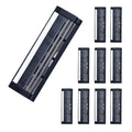 ETbyto Foldable & Silicone Back Hair Body Shaver Refill Cartridges,3 Blade Razor for Men, 10 Razors Included