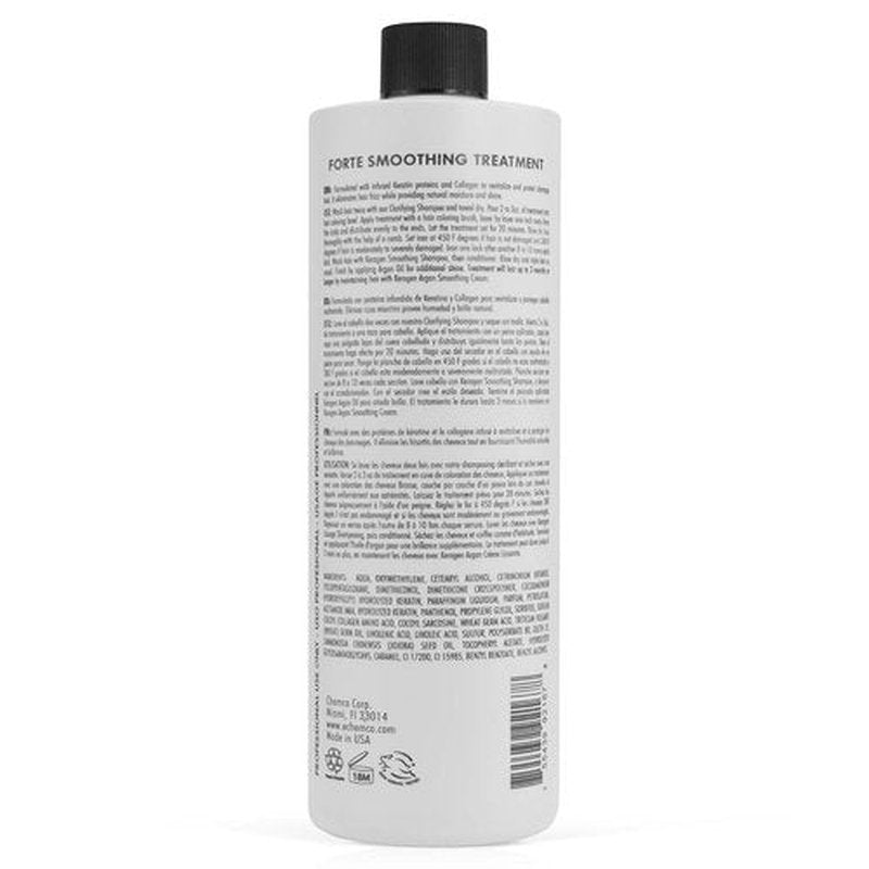 KERAGEN FORTE Professional Smoothing Treatment - Salon-Grade Frizz Elimination | 32 Oz
