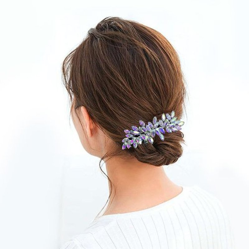 Sparkling Rhinestone Hair Comb for Women - Elegant Bridal Hair Accessories, Wedding Headpiece for Brides and Bridesmaids, Decorative Crystal Comb for Special Occasions, Prom and Formal Events