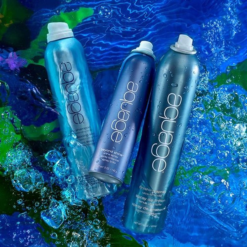 AQUAGE Beyond Shine Spray - Adds Brilliant Shine to Styles | 4.6 Fl. Oz for Thermal Styling