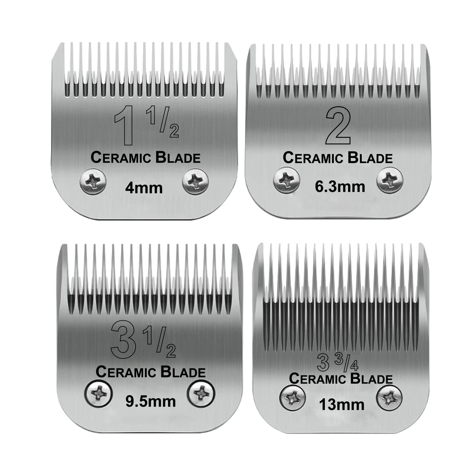 Replacement Blades set compatible with Oster Classic 76/Andis dog Clippers