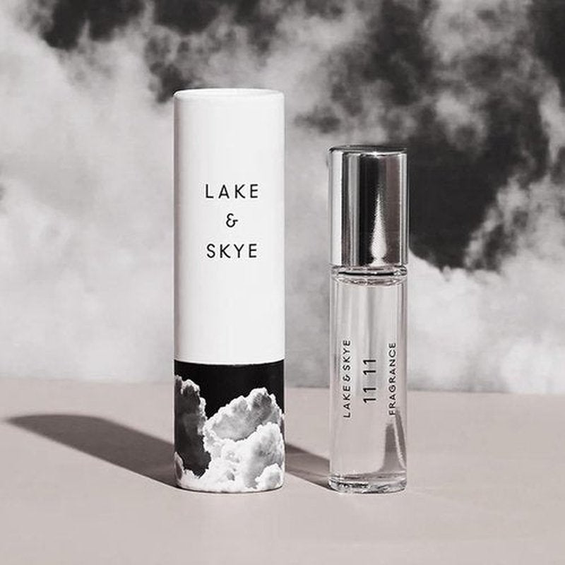 Lake & Skye 11 11 Fragrance Oil Rollerball - Uplifting Clean Skin Musk Scent, Vegan - 0.33 fl oz (10mL)