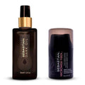 Sebastian Professional Hair Styling Oil & Texturizer Set | Lightweight Dark Oil & Flexible Fiber, 3.2 oz + 1.5 oz