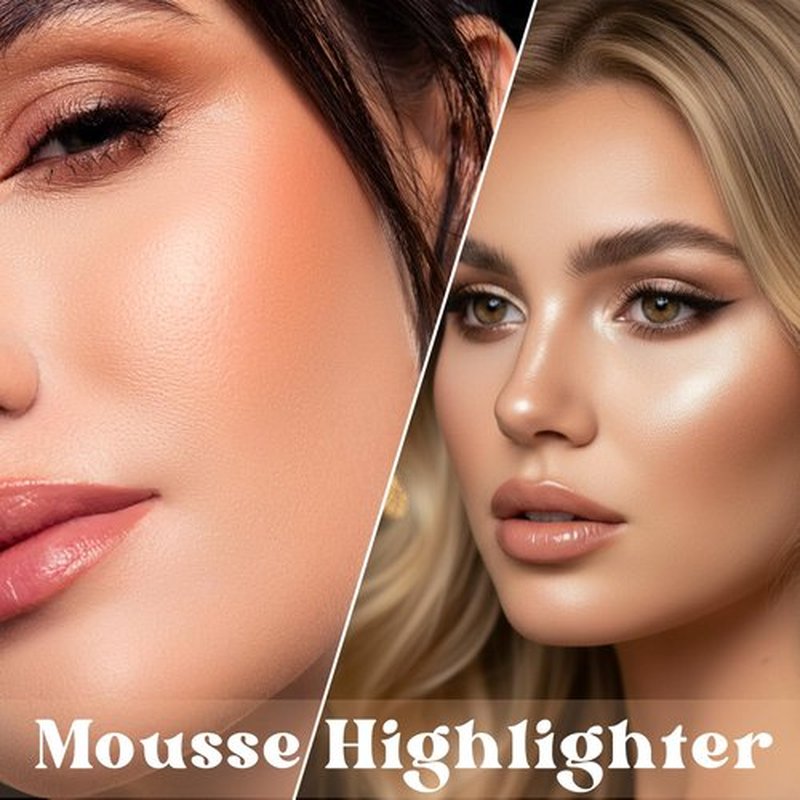 Profusion Cosmetics Whipped Glow Mousse Highlighter - Lightweight Cream for Effortless Radiance | Long-Lasting Shine
