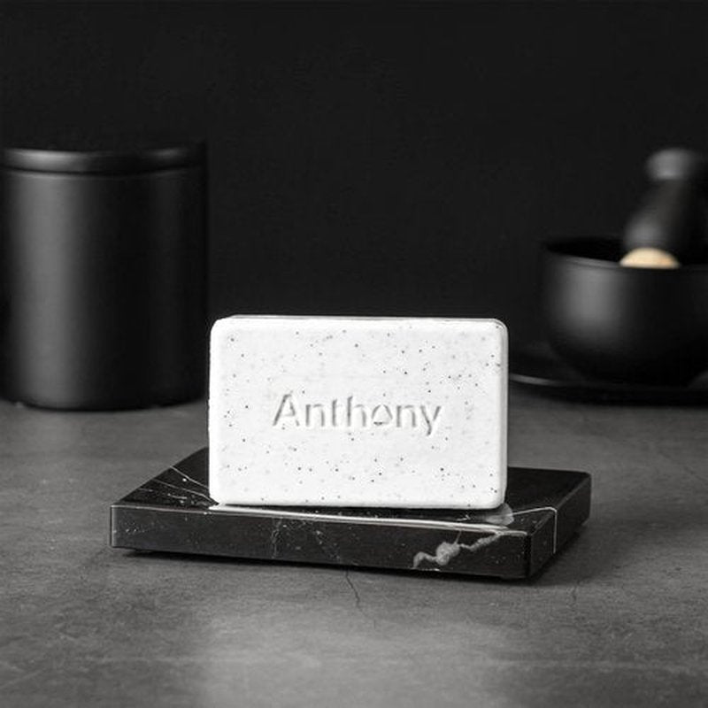 Anthony Men's Exfoliating Soap Bar, Grapefruit Scent, 5 Oz - Infused with Cucumber Extract, Jojoba, Shea Butter, Squalane & Coconut Oils for Moisturizing, Exfoliating & Refreshing Body Skin
