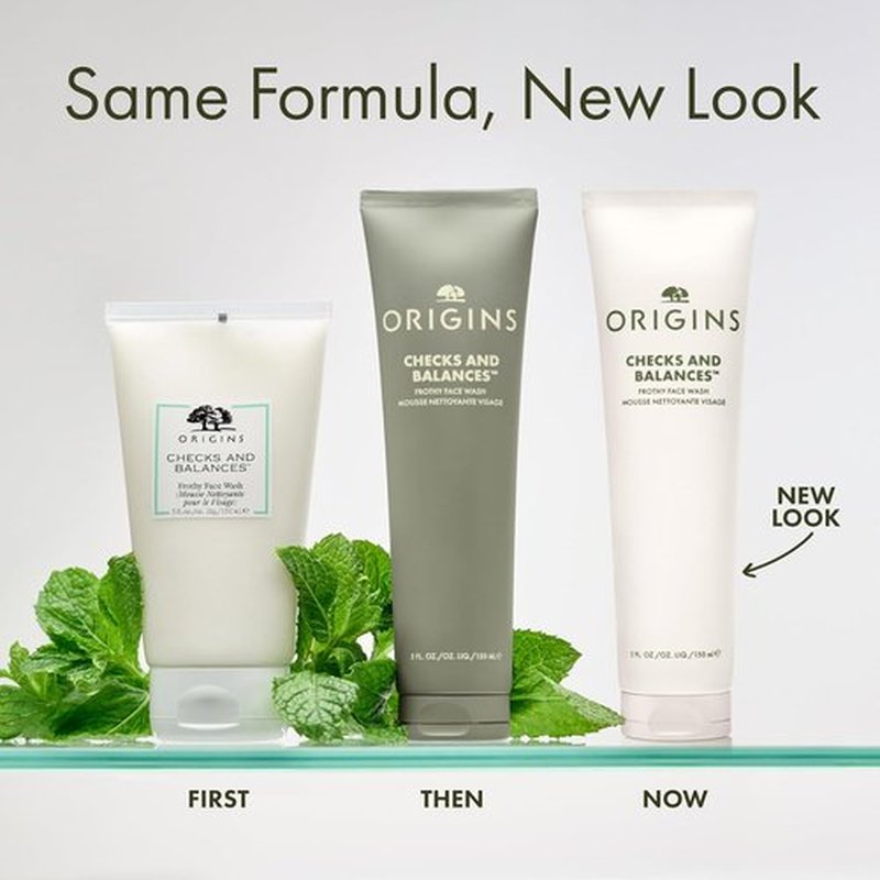 Origins Frothy Face Wash Bundle Set - Gently Cleanses All Skin Types | 2-Piece with Mint