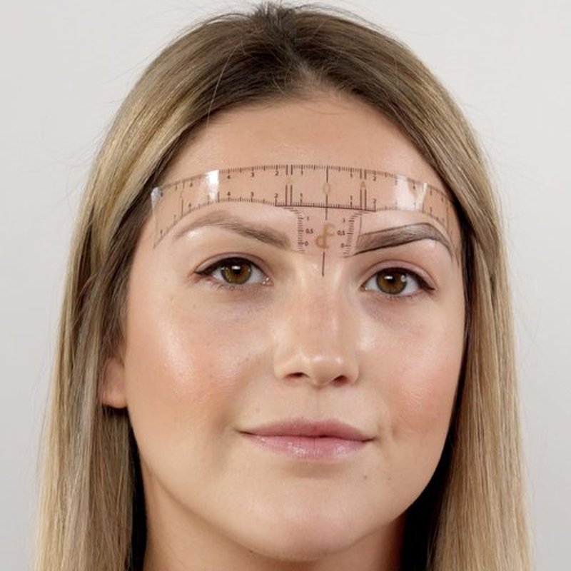 Daria Chuprys Original Golden Brows Eyebrow Measurement Ruler Roll of 50pcs
