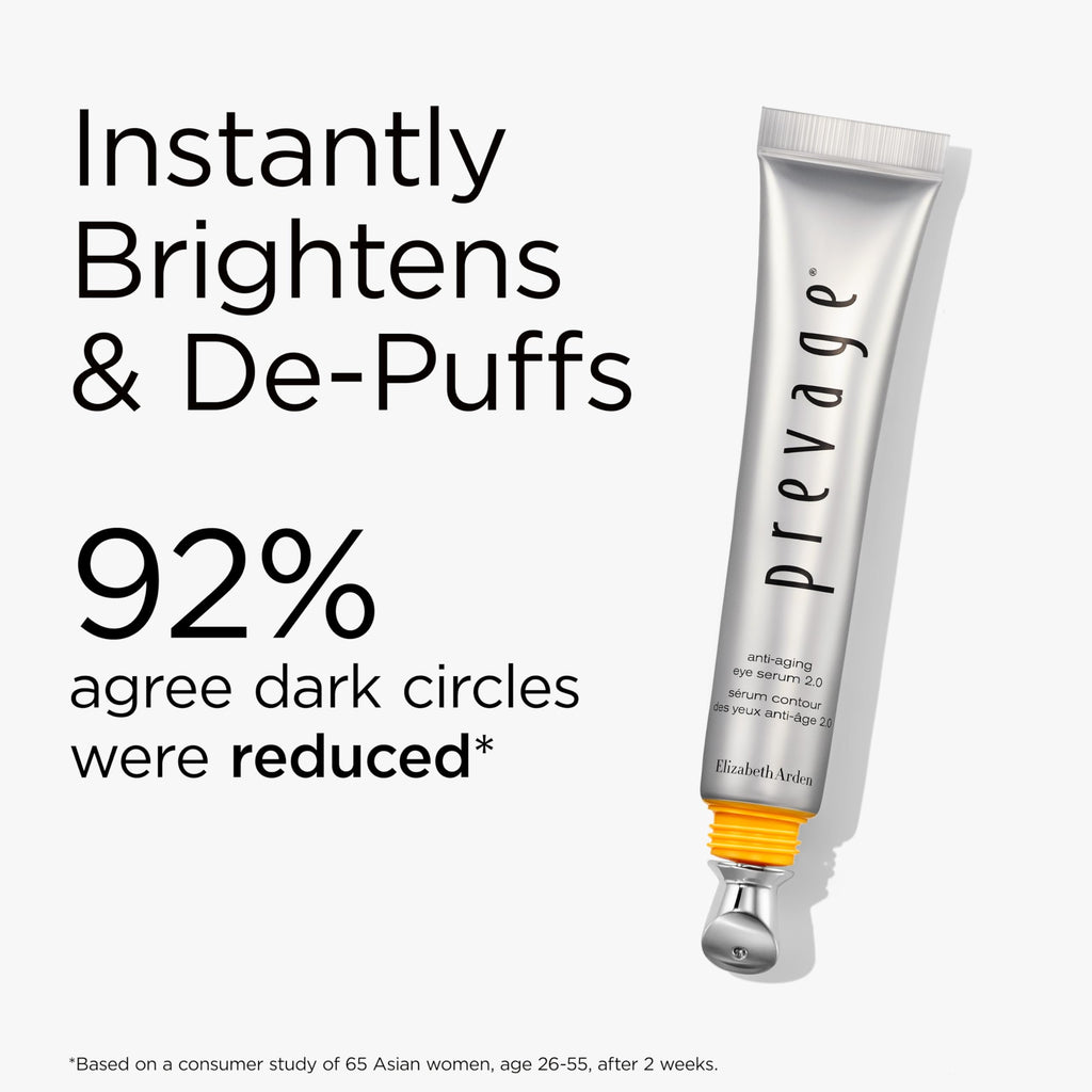 Elizabeth Arden - Power of Prevage 2-Piece Set, Anti-Ageing Face and Eye Serums, Reduce Wrinkles, Dark Spots and Puffiness, High-Performance Skincare for Radiant, Youthful Skin