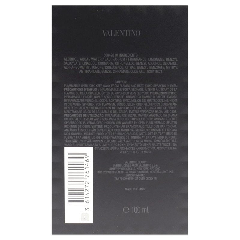 Valentino Uomo Born In Roma - 3.4 oz Eau de Toilette Spray for Men | Elegant Fragrance
