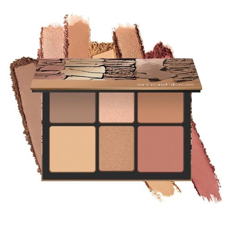 Smashbox The Cali Contour Palette - Six-Shade Contour Kit with Highlighter, Bronzer & Blush for Dimension + Glow