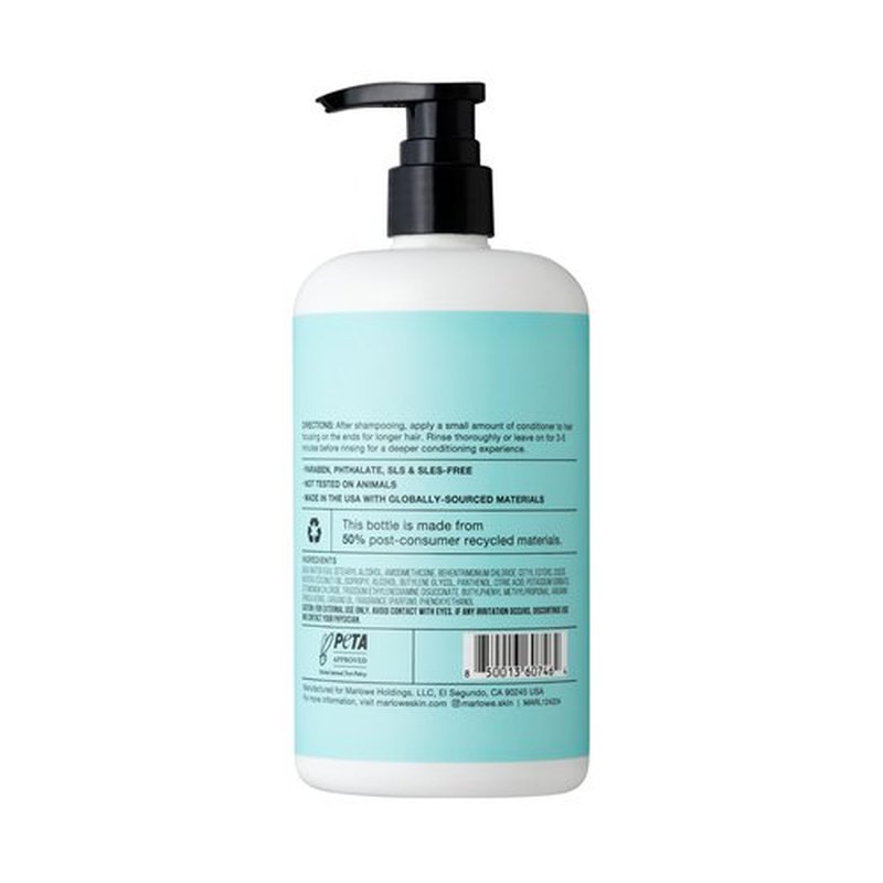 MARLOWE. No. 069 Morning Head Conditioner 15 Fl Oz, Conditioner for Men with Argan Oil & Coconut Oil, Nourishes & Smooths Hair, Formulated with No Parabens & Sulfates, Santal Scent