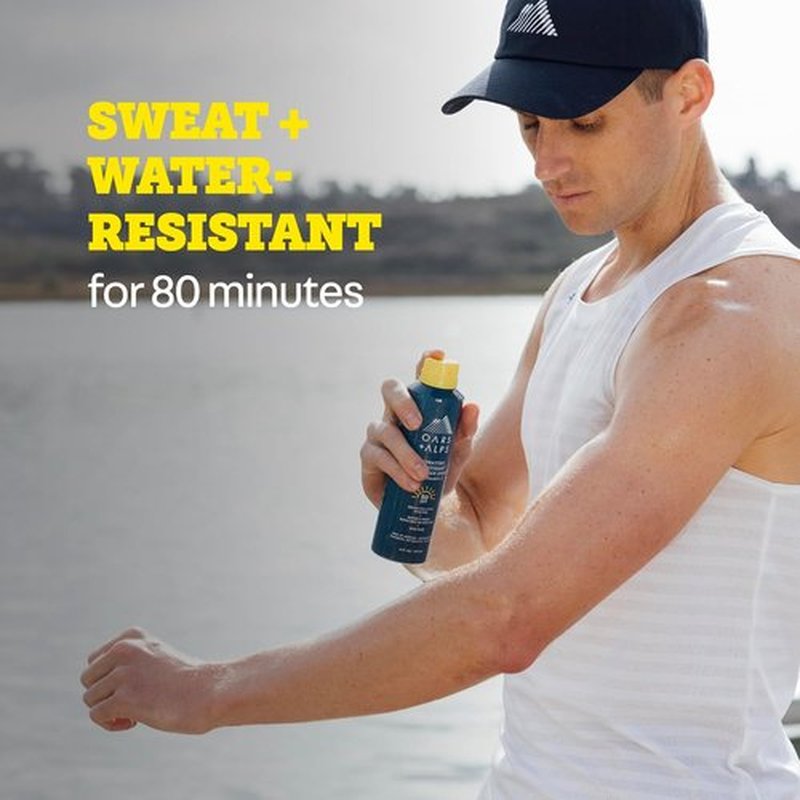 Oars + Alps SPF 50 Sunscreen Spray - Fast-Absorbing, Lightweight & Non-Greasy | 6 Oz, 2 Pack, Reef Safe