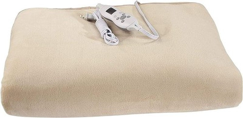 Master Massage Deluxe Fleece Massage Table Warmer - ETL Certified Heating Pad in Cream