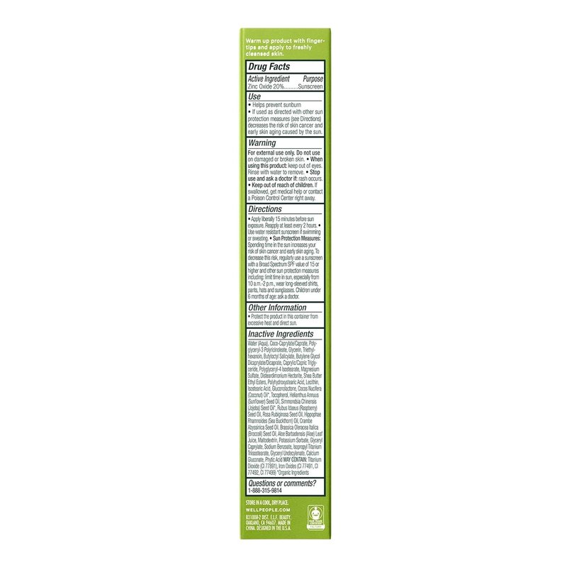 Well People Bio Tint SPF 30 Tinted Moisturizer - Skin-Perfecting & Hydrating Formula, Vegan, 12W