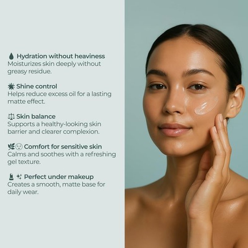Sesderma SESBALANCE Gel Cream - Lightweight Hydrating Formula for Oily & Combination Skin | 1.7 fl. oz.