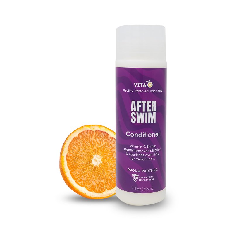 Vita C® After Swim™ Swimmers Conditioner Eliminates Chlorine, Swim Tested Treatment Infuses Moisture to Restore & Protect your Hair, Patented Formula, Hydrate, Rejuvenate & Repair - 8 Fl Oz