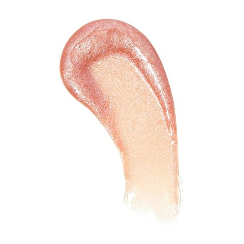 Revolution Pout Bomb Shimmer Lip Gloss - Buildable Sheer Color with Hyaluronic Acid | Vegan Glimmer Nude, 0.15 oz