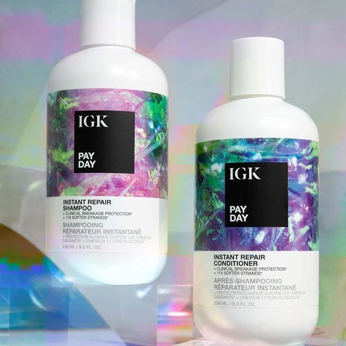 IGK Pay Day Conditioner - Moisturizing Treatment for Dry, Damaged & Chemically Treated Hair | 33.8 oz
