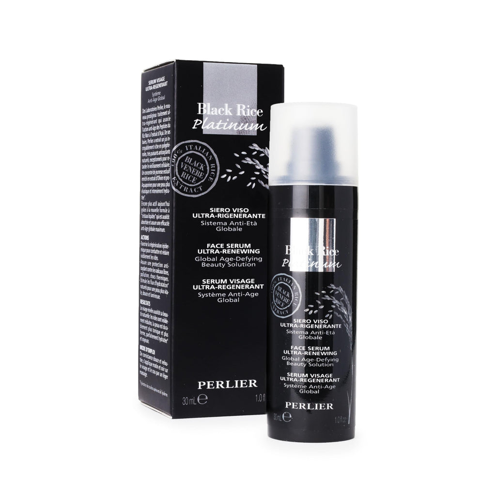 Perlier Black Rice Platinum Face Ultra Renewing Serum, 1 fl. oz.