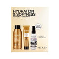 Redken All Soft Mini Kit - Moisturizing Shampoo, Conditioner & Leave-In Treatment with Argan Oil | Travel Size for Soft, Hydrated Hair