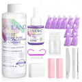 SAVILAND Pure Acetone Nail Polish Remover Kit - Fast & Easy Gel Polish Removal Tools | 8.45 FL Oz