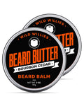 Wild Willies Beard Butter 2 Pack Bourbon Cedar, 2.01 Ounce (Pack of 1)
